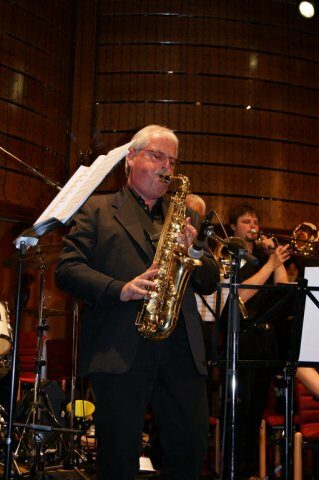 Paul Pesch in Klagenfurt am Saxophon